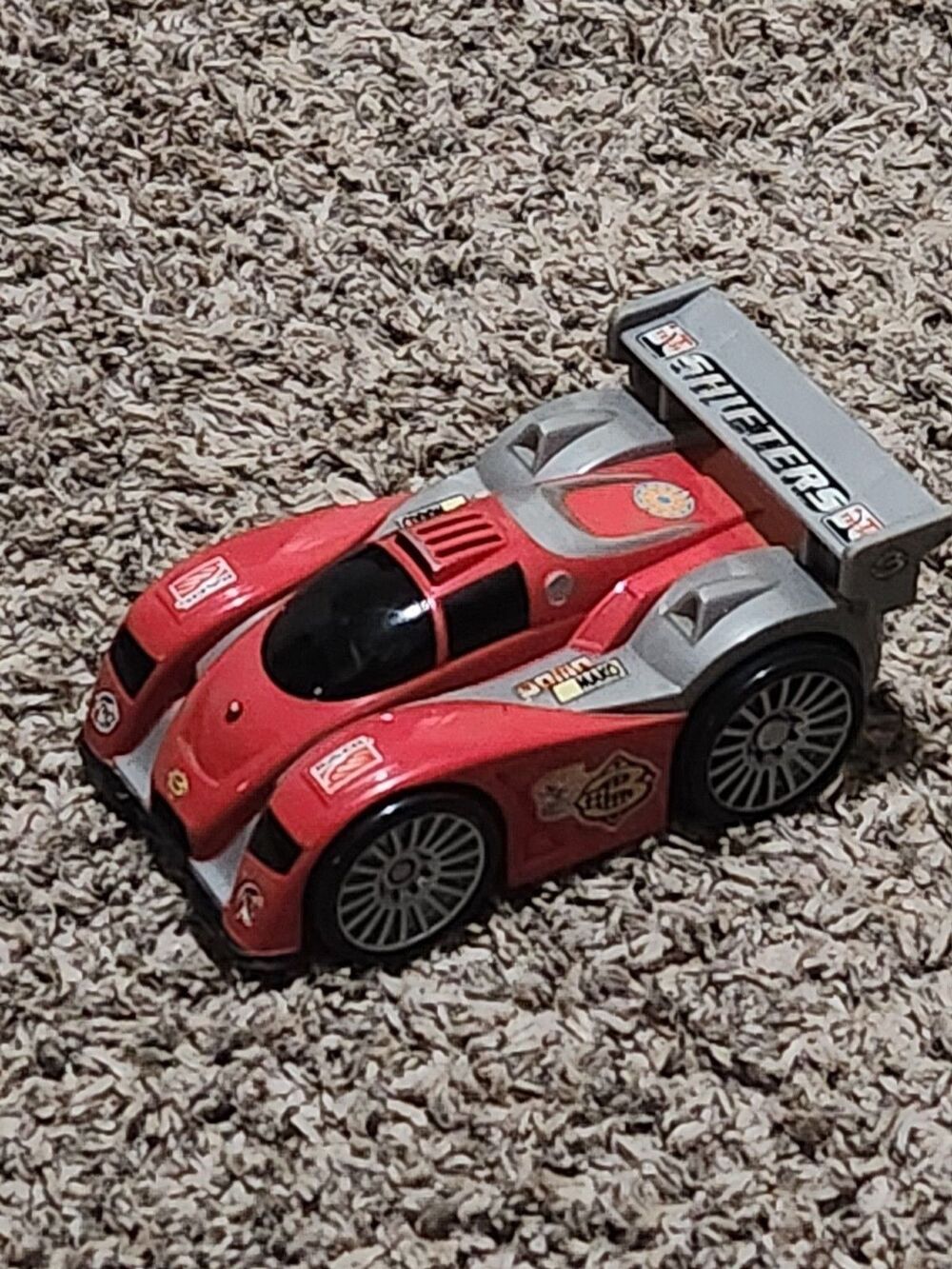 Mattel Shake N Go F1 Race Car Red #5 G5787 2005 Rolls No Sounds/Electronics